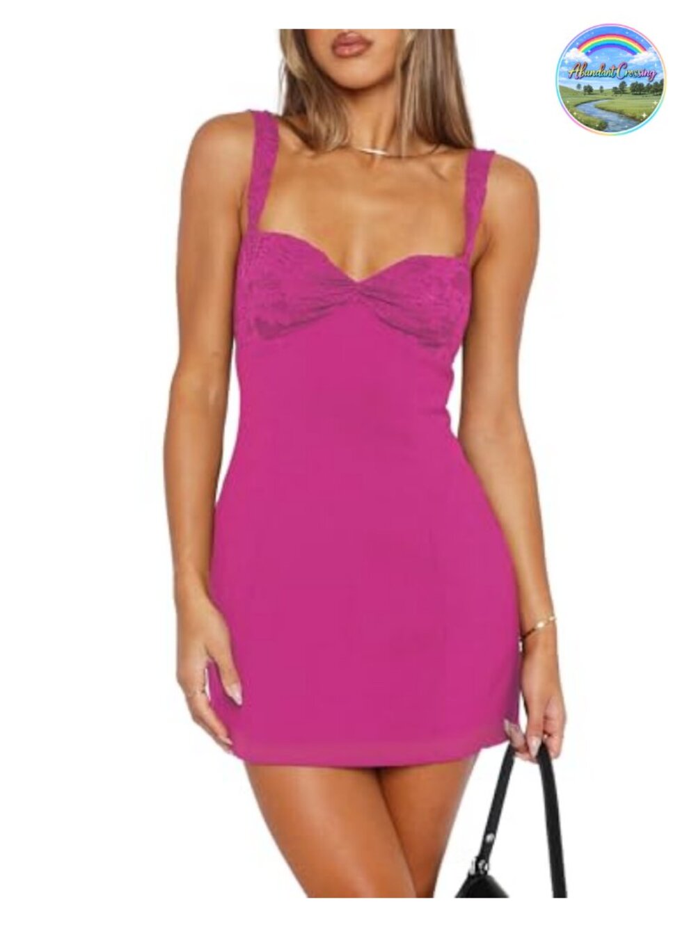 Women's Bodycon Mini Dress V-Neck Backless Lace Club Party Sleeveless